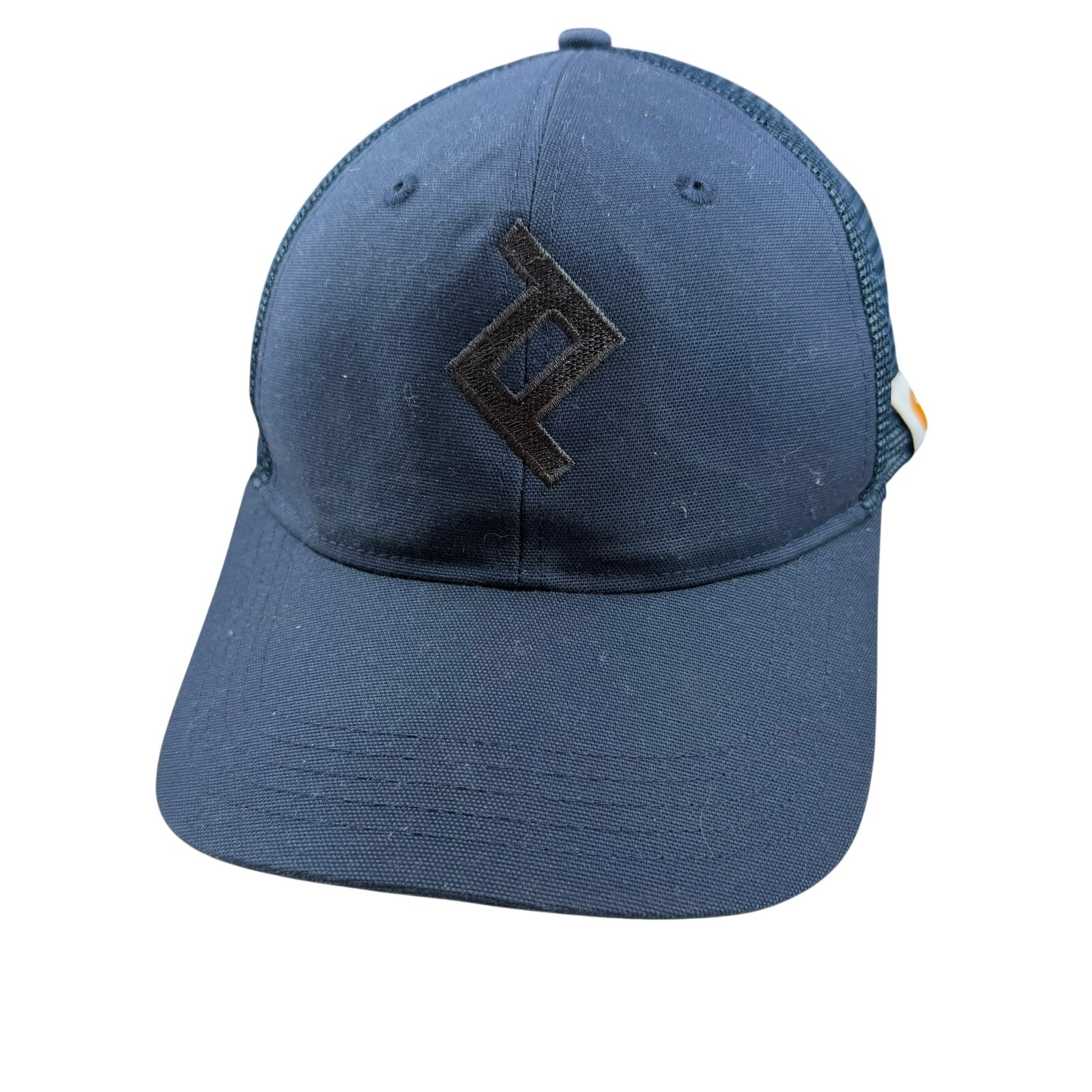 Carhartt Navy Blue Trucker Snapback Hat Cap